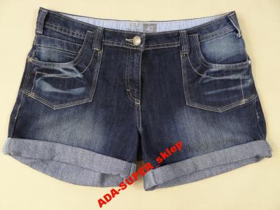 (46)  F&amp;F___modne spodenki jeans   j.nowe  42