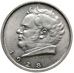 1051. Austria, 2 szylingi 1928  Franciszek Szubert