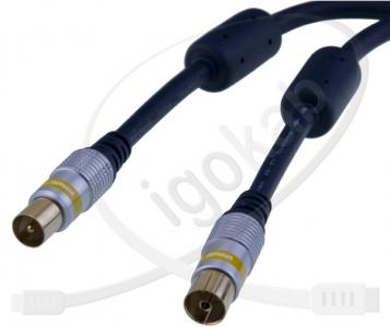 Kabel antenowy 5m wt./gn. VITALCO GOLD FILTRY