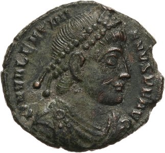 Walentynian I 364-375, brąz 367-375, Siscia
