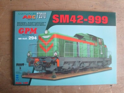 OKAZJA lokomotywa spalinowa SM42-999 skala 1:25