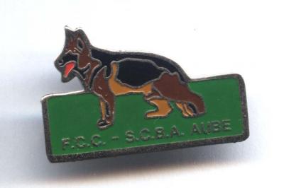 odznaka KYNOLOGIA pies FRANCJA tresura psów