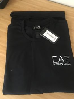 ARMANI JEANS koszulka longsleeve EA7 Czarna M L XL