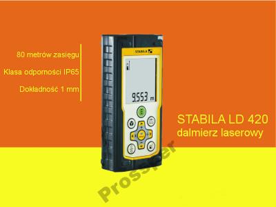 Dalmierz laserowy Stabila LD420 IP65 [80m]