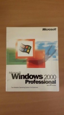 Nowy Windows 2000 Professional Folia Box Unikat