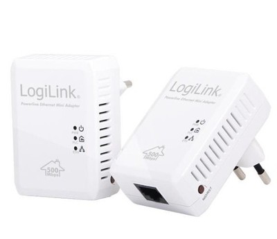 Urządzenie PLC LogiLink Powerline Ethernet 500Mbit