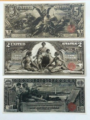 Dolary Seria 1896 Silver Certificate Repliki
