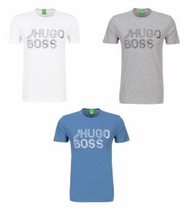 HUGO BOSS GREEN T-SHIRT MODEL TEEOS 3 KOLORY / XXL