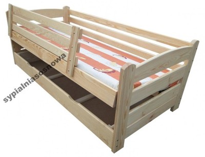 SMYK 90x200 łóżko z barierkami łóżko z pojemnikiem