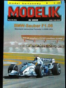 Modelik nr 28/08 BMW - Sauber F1.06