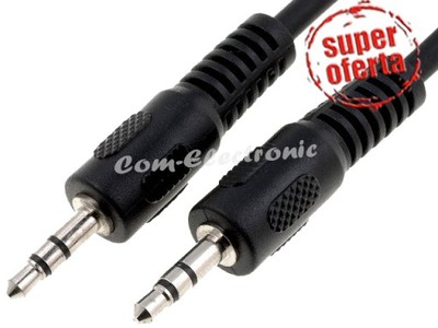 Kabel przewód audio jack - jack 3,5mm 2,5m Firmowy