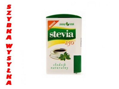 Stevia 250 tabletek ZIELONY LISTEK
