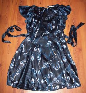 Sukienka 40 L Celia Birtwell for Topshop czarna bi