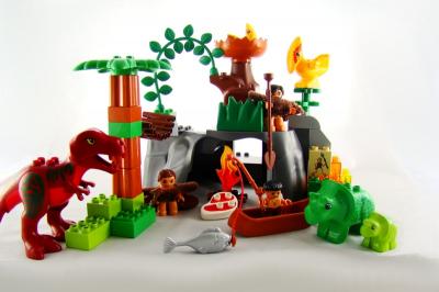 Lego Duplo Dinozaury 5598 Dino Valley - 5426821681 - oficjalne archiwum  Allegro