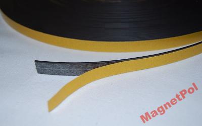magnes z klejem taśma magnetyczna pasek 10x1.5-10m