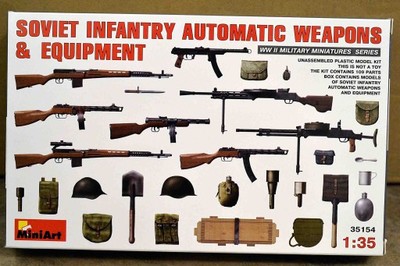 MiniArt 35154 Soviet Infantry Automatic Weapons