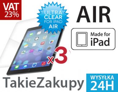 3x Folia ochronna poliwęglanowa iPad Air 5 Gratis