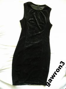 Welurowa sukienka NEW YORKER 34 XS VINTAGE RETRO - 5399009455 - oficjalne  archiwum Allegro