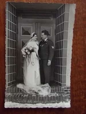 Zdjęcie -  portret ślubny żołnierz Luftwaffe
