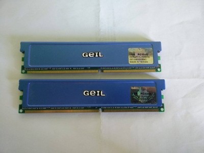 Pamięć RAM GEIL DDR1 2x1GB