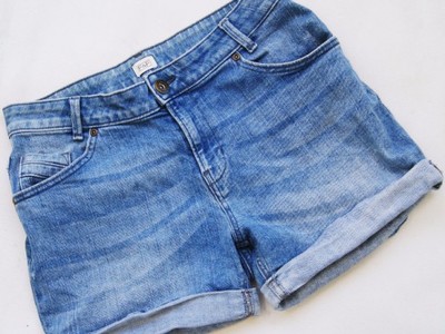 asos dżinsowe krótkie spodenki szorty jeans 38