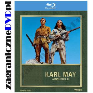 Winnetou I-III [3 Blu-ray] Trylogia 1-3 /Karl May/