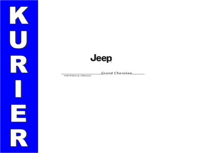 Jeep Grand Cheeroke od 2013 Nowa Instrukcja Obsł