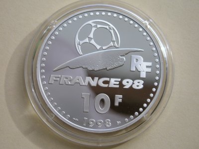 Francja - 10 franków - 1998 - MŚ - mennicza *
