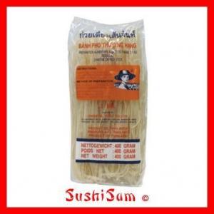 Makaron ryżowy 400g wstążki 3 mm Tajland SUSHI SAM