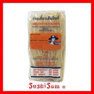 Makaron ryżowy 400g wstążki 5mm Pad Thai SUSHI SAM