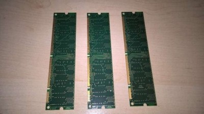 Pamięć kość SDRAM , 3x 128MB, 1x 256MB