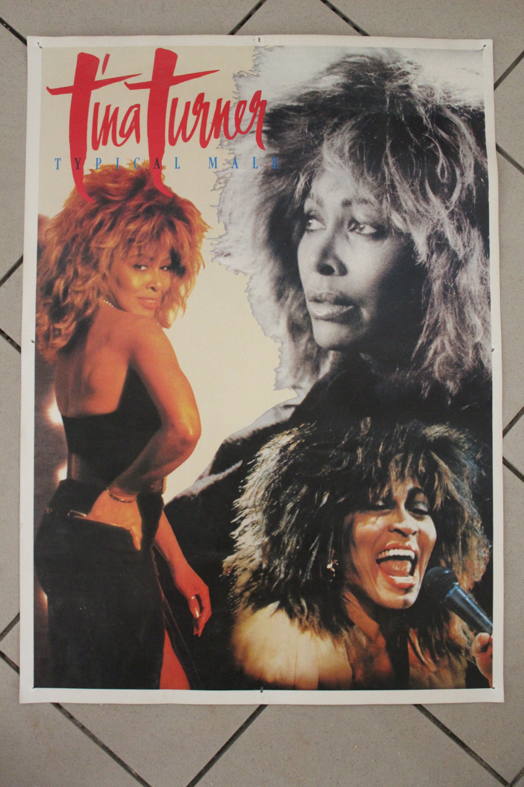 Oryginalny plakat Tina Turner 1987  86 cm x 61 cm