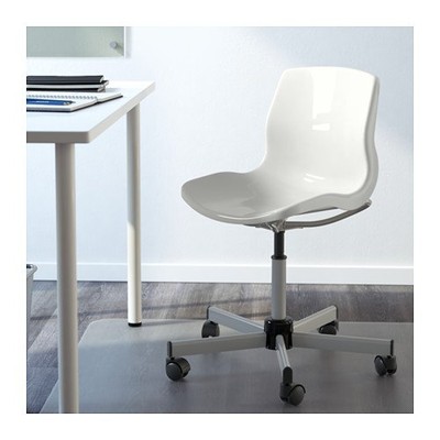 IKEA SNILLE Krzesło obrotowe , białe dla 110 kg - 6455393336 - oficjalne  archiwum Allegro