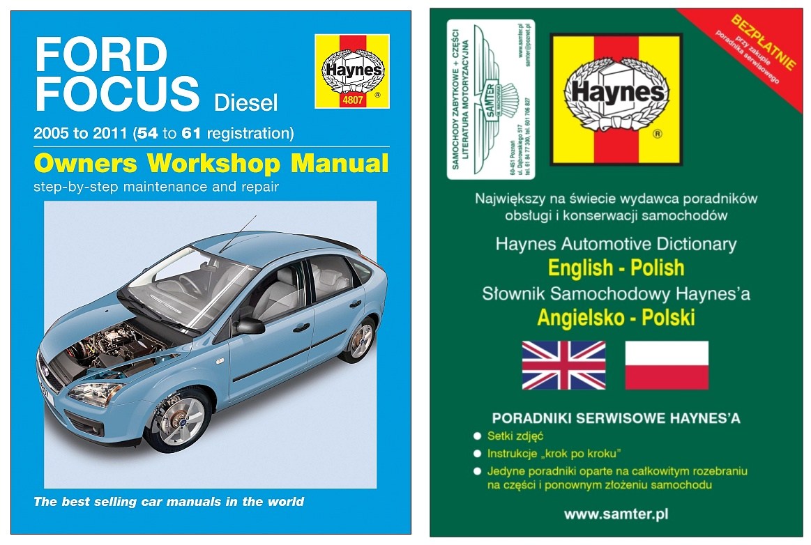 Ford Focus 2 (2005-2011) diesel instrukcja Haynes