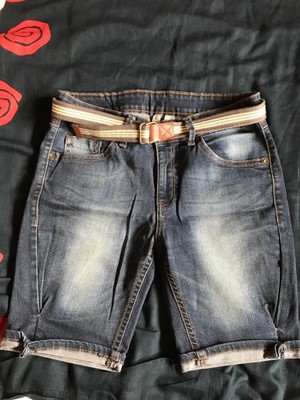 Spodenki wytarte dżinsowe Mango Jeans szorty