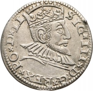 Zygmunt III Waza 1587-1632, trojak, 1591, Ryga