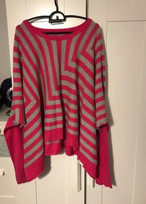 Sweter Adidas Originals różowy w paski r.34
