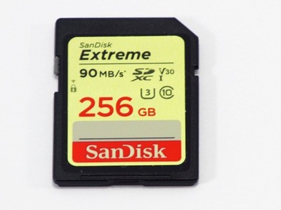 NOWA KARTA PAMIĘCI SDXC V30 SANDISK EXTREME 256GB
