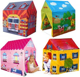 Kolorowy Namiot domek dom dla dzieci Straż Farma - 5287800839 - oficjalne  archiwum Allegro