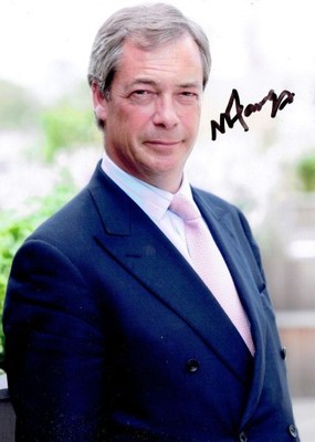 Farage Nigel - Autograf !!