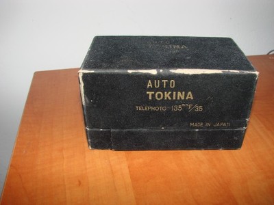 pudełko po obiektywie AUTO TOKINA - 1966r