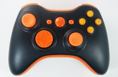 Black/Orange Xbox 360 Modded Rapid FIre Pad 35 Mod