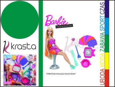Mattel Studio Koloryzacji Włosów Barbie reklama tv