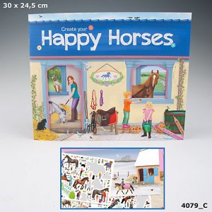 TOP MODEL HAPPY HORSES ZESTAW KONIKI 4079