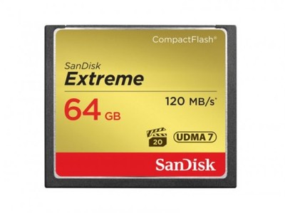 Sandisk CF 64GB Extreme 120MB/s karta pamięci