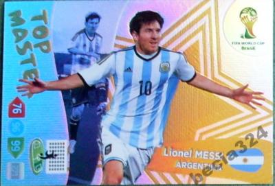 2014 FIFA WORLD CUP BRAZIL KARTY TOP MASTER MESSI
