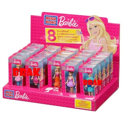 MEGA BLOKS małe figurki mix Barbie 80260 4+