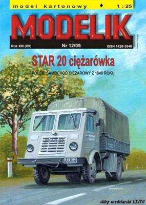 MODELIK 0912 - 1:25 Star 20 ciężarówka