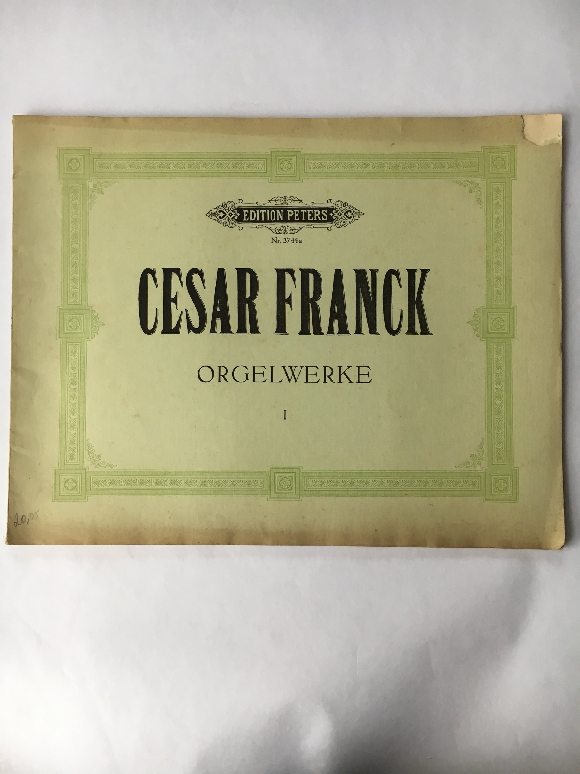 CESAR FRANCK - ORGELWERKWE I 