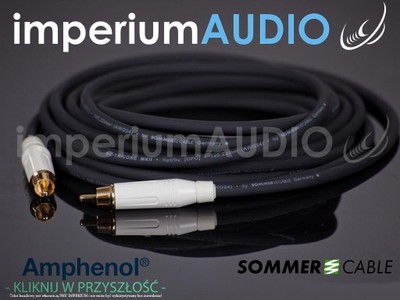 KABEL DO SUBWOOFERA SOMMER CABLE 1xRCA - 1xRCA 3m